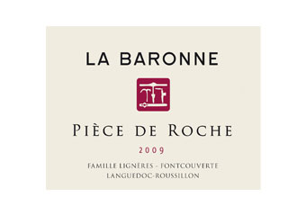 Château La Baronne - Vin de Pays de Hauterive - Pièce de Roche Rouge 2009