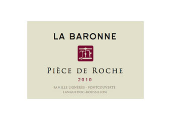 Château La Baronne - Vin de pays de Hauterive - Pièce de Roche Rouge 2010