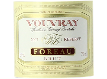 Le Clos Naudin - Vouvray - Brut Réserve  - Blanc - 2007
