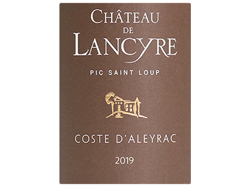 Château de Lancyre - Coteaux du Languedoc - Pic Saint Loup - Coste d'Aleyrac - Rouge - 2019