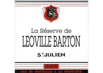 La Réserve de Léoville Barton - Saint-Julien - Rouge 2009