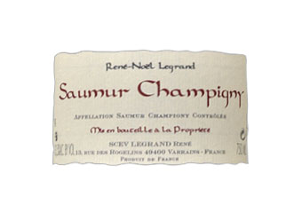 Domaine René Legrand - Saumur-Champigny - Les Rogelins Rouge 2007
