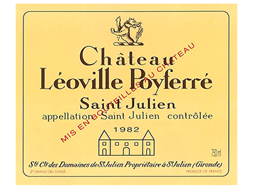 Château Léoville Poyferré - Saint-Julien - Rouge - 1982