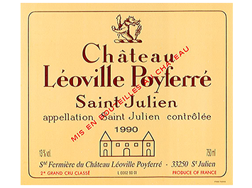Château Léoville Poyferré - Saint-Julien - Rouge - 1990