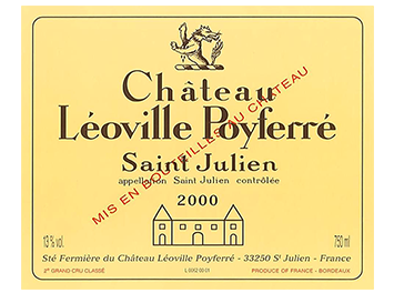 Château Léoville Poyferré - Saint-Julien - Rouge - 2000