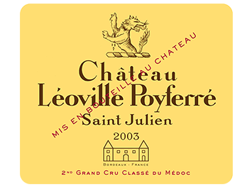 Château Léoville Poyferré - Saint-Julien - Rouge - 2003