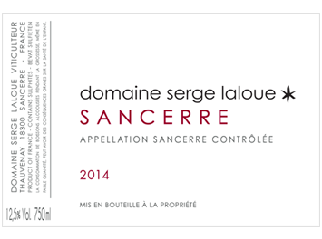 Domaine Serge Laloue - Sancerre - Rouge - 2014