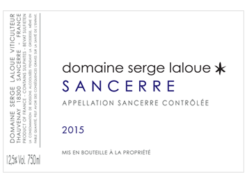 Domaine Serge Laloue - Sancerre - Blanc - 2015