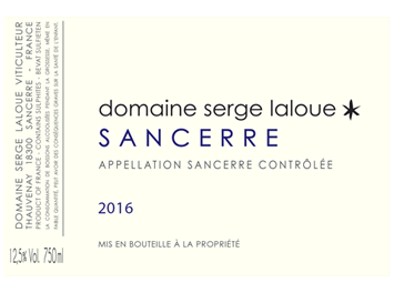 Domaine Serge Laloue - Sancerre - Blanc - 2016