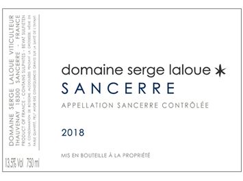 Domaine Serge Laloue - Sancerre - Blanc - 2018