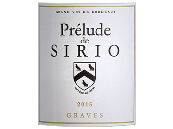 Château Sirio - Graves - Prélude de Sirio - Blanc - 2015
