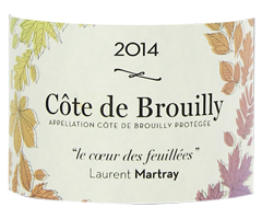 Laurent Martray - Côte de Brouilly - Le Coeur des Feuillées - Rouge - 2014