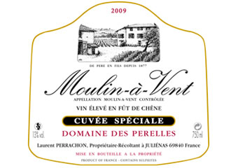 Laurent Perrachon Domaine des Pérelles - Moulin à Vent - Cuvée Spéciale Rouge 2009