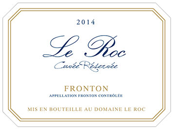 Domaine Le Roc - Fronton - Le Roc Cuvée Réservée - Rouge - 2014