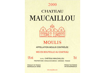 Château Maucaillou - Moulis - Rouge 2000