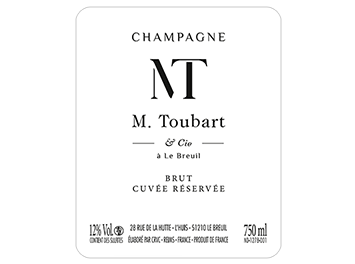 Champagne M. Toubart - Champagne - Brut - Cuvée Réservée de M. Toubart - Bianco