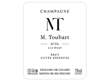 Champagne M. Toubart - Champagne - Brut - Cuvée Réservée de M. Toubart - Blanc