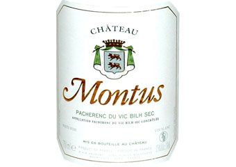 Château Montus - Pacherenc du Vic Bilh Sec - Blanc 2007