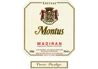Château Montus - Madiran - Cuvée Prestige Rouge 1990