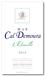 Mas Cal Demoura - Vin de Pays de l'Hérault - L'étincelle - Blanc - 2012