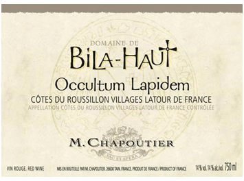 M. Chapoutier - Domaine de Bila-Haut - Côtes du Roussillon Villages - Occultum Lapidem Rouge 2009