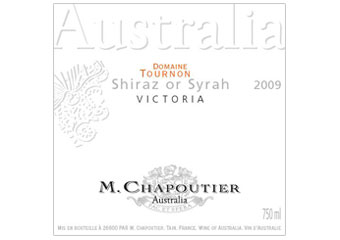 Michel Chapoutier - Domaine Tournon - Victoria - Shiraz or Syrah Rouge 2009