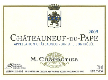 Chapoutier - Châteauneuf du Pape - Bio - Rouge - 2009