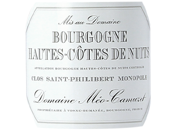Domaine Méo-Camuzet - Bourgogne Hautes Côtes de Nuits - Clos Saint Philibert - Blanc - 2010