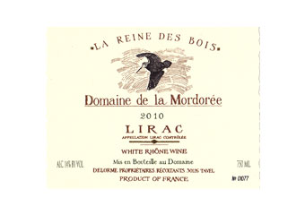 Domaine de la Mordorée - Lirac - Reine des Bois Blanc 2010