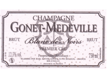 Champagne Gonet-Medeville - Champagne 1er Cru - Blanc de Noirs