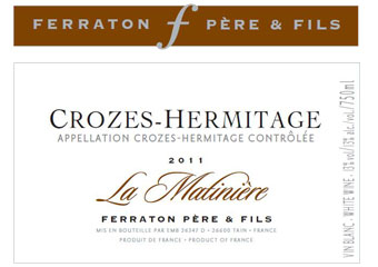 Maison Ferraton - Crozes-Hermitage - La Matinière Blanc 2011