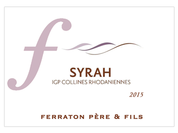 Maison Ferraton - IGP Collines Rhodaniennes  - Syrah - Rouge - 2015
