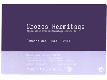Domaine des Lises - Crozes-Hermitage - Rouge - 2011