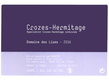Maxime Graillot - Crozes-Hermitage - Domaine des Lises - Rouge - 2016