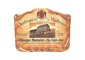 Château de la Maltroye - Chassagne-Montrachet 1er Cru - Clos Saint-Jean Rouge 2007