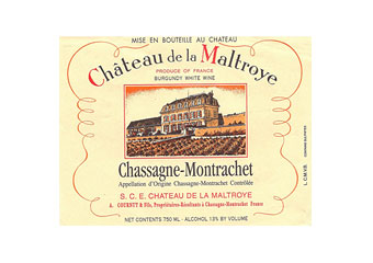 Château de la Maltroye - Chassagne-Montrachet - Blanc 2009