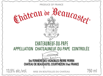 Château de Beaucastel - Châteauneuf-du-Pape - Rouge - 2001