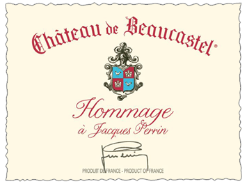 Château de Beaucastel - Châteauneuf-du-Pape - Hommage à Jacques Perrin - Rouge - 2010