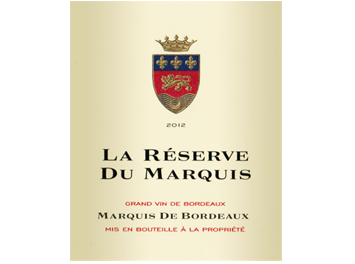 Marquis de Bordeaux - Bordeaux - La Réserve du Marquis - Rouge - 2012