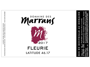Domaine des Marrans - Fleurie - Latitude 46.17 - Rouge - 2017