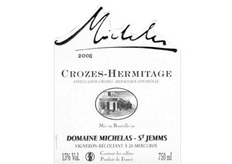 Domaine Michelas Saint-Jemms - Crozes-Hermitage - Signature Rouge 2008
