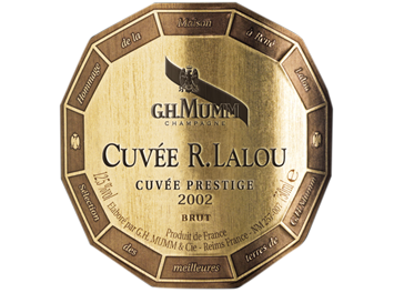 Champagne Mumm - Champagne Grand Cru - Cuvée R. Lalou - Blanc - 2002
