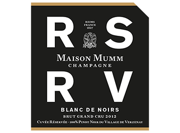 RSRV - Champagne Grand Cru - Blanc de Noirs - Blanc - 2012