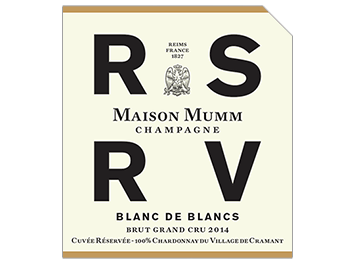 Champagne Mumm - Champagne Grand Cru - RSRV Blanc de Blancs - Blanc - 2014 - Coffret