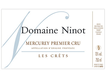 Domaine Ninot - Mercurey 1er cru AOC - Les Crêts - Rouge - 2017