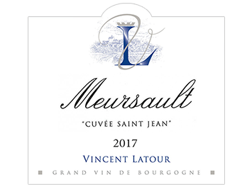 Domaine Vincent Latour - Meursault - Cuveé Saint Jean - Blanc - 2017