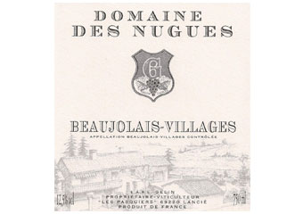 Domaine des Nugues - Beaujolais-Villages - Rouge 2009