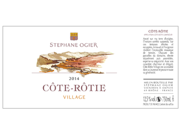 Domaine Stéphane Ogier - Côte Rôtie - Village - Rouge - 2014