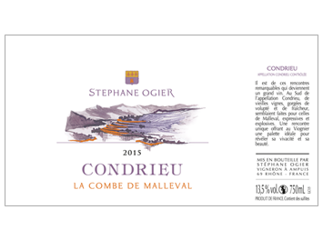 Domaine Stéphane Ogier - Condrieu - La Combe de Malleval - Blanc - 2015