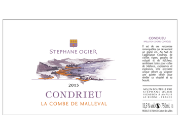 Domaine Stéphane Ogier - Condrieu - La Combe de Malleval - Blanc - 2015